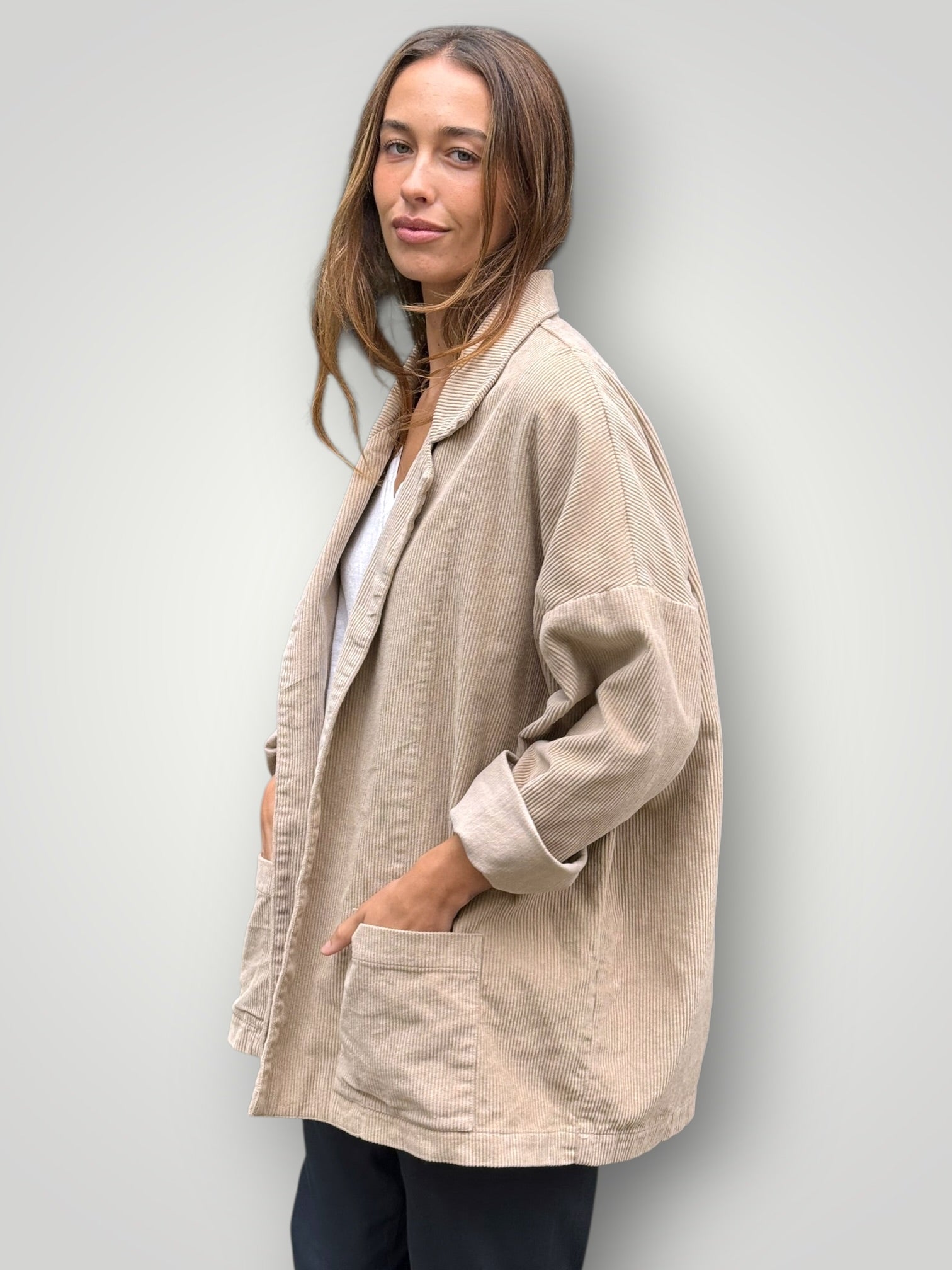 albert jacket - sand cord Shirts
