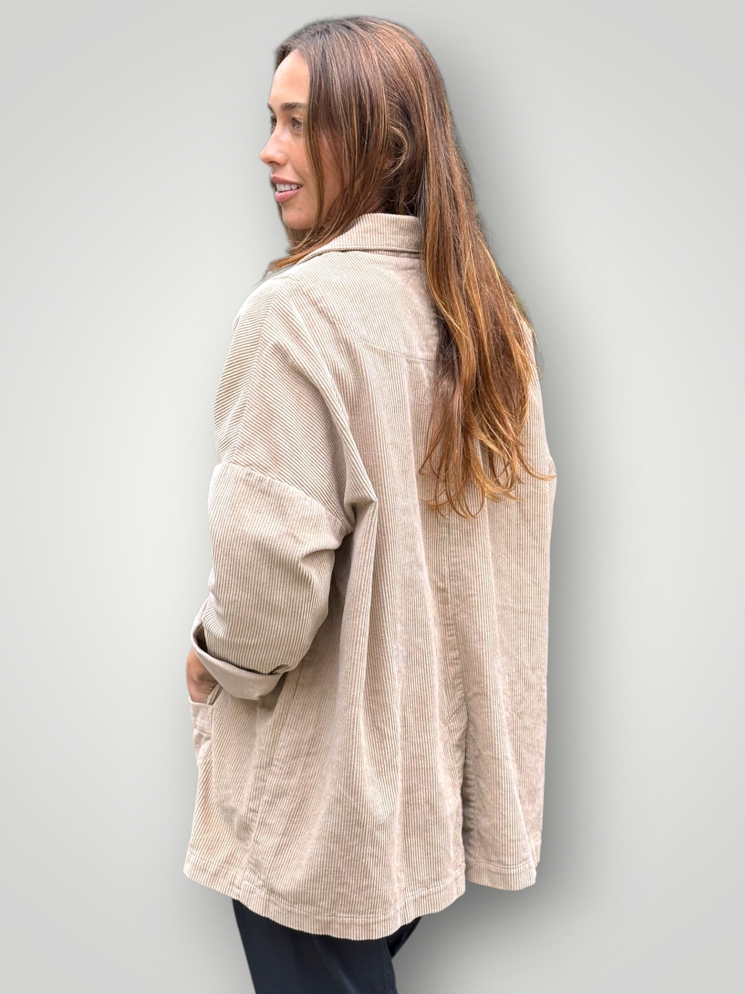 albert jacket - sand cord Shirts