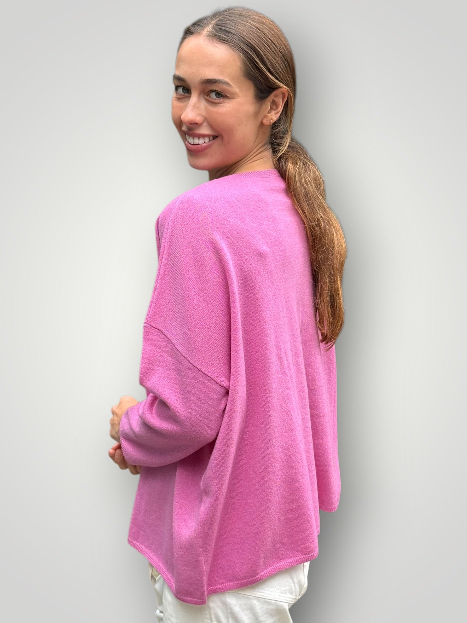 sophie cashmere knit-perfect pink General
