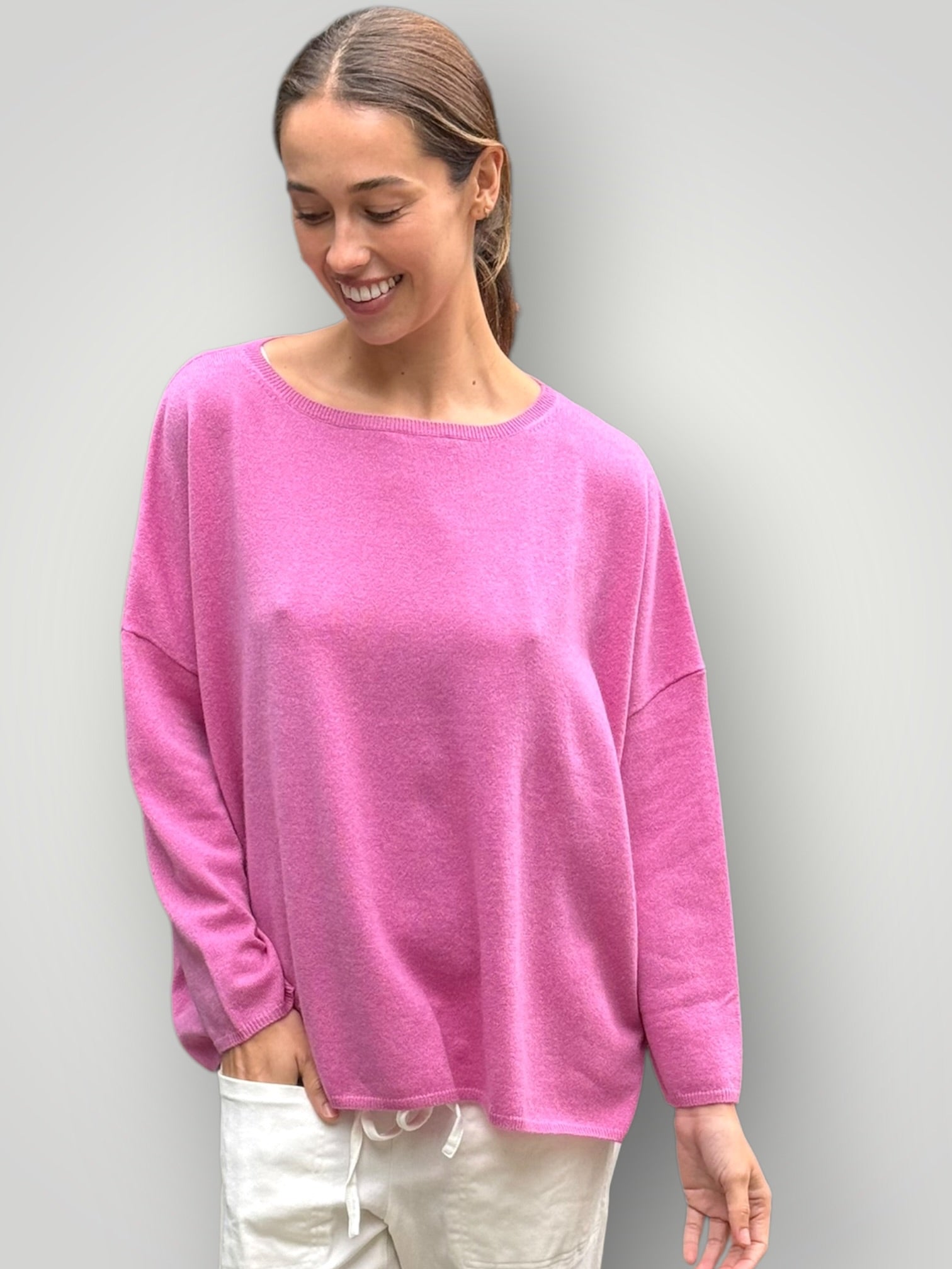 sophie cashmere knit-perfect pink General