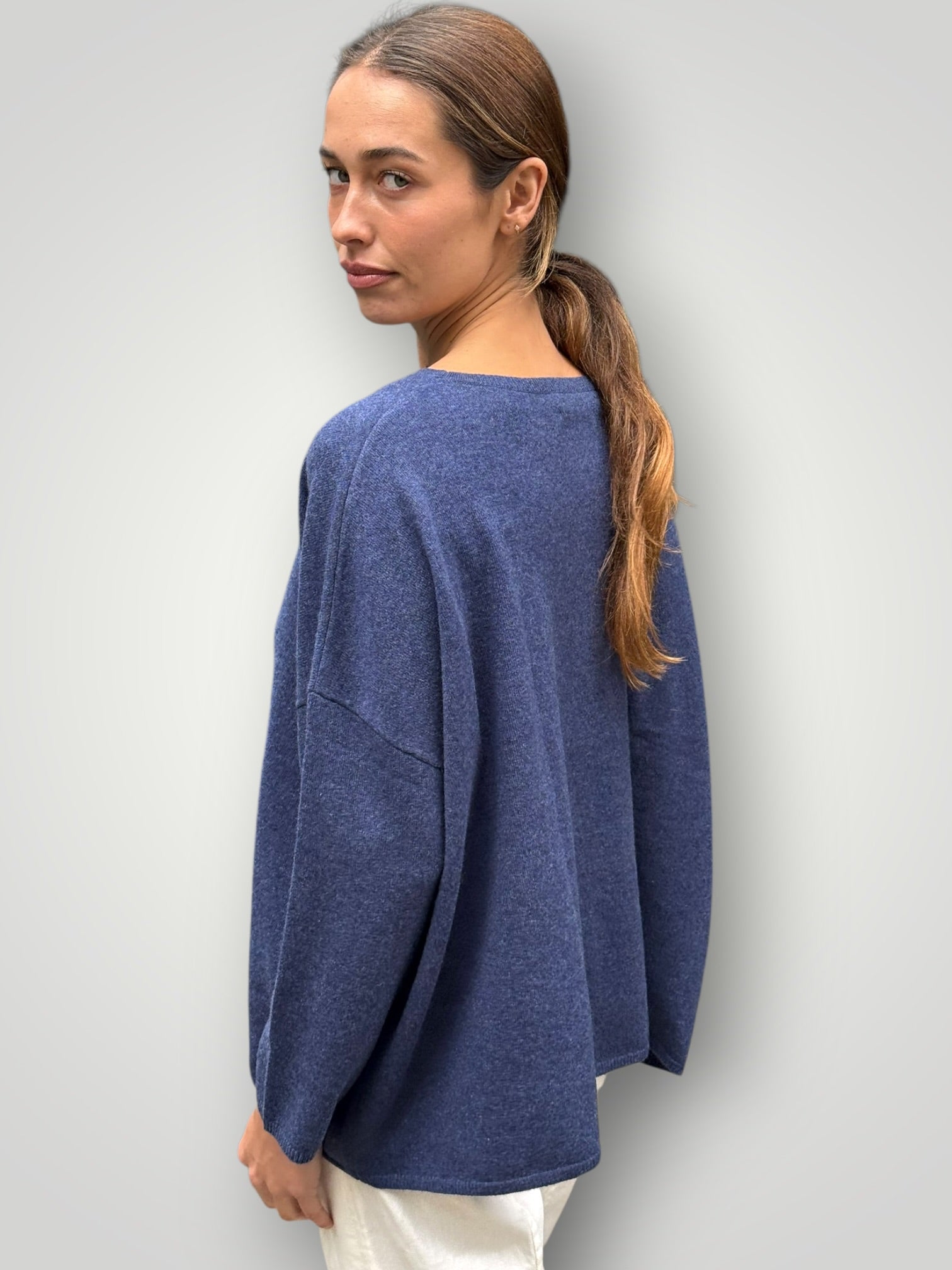 sophie cashmere knit-denim General