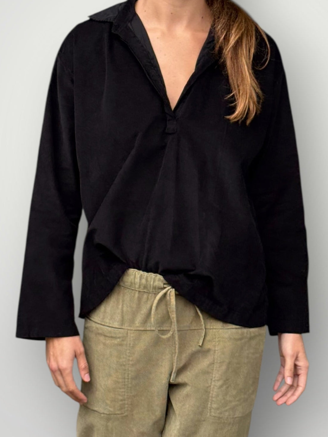 sybil top - black cord Apparel