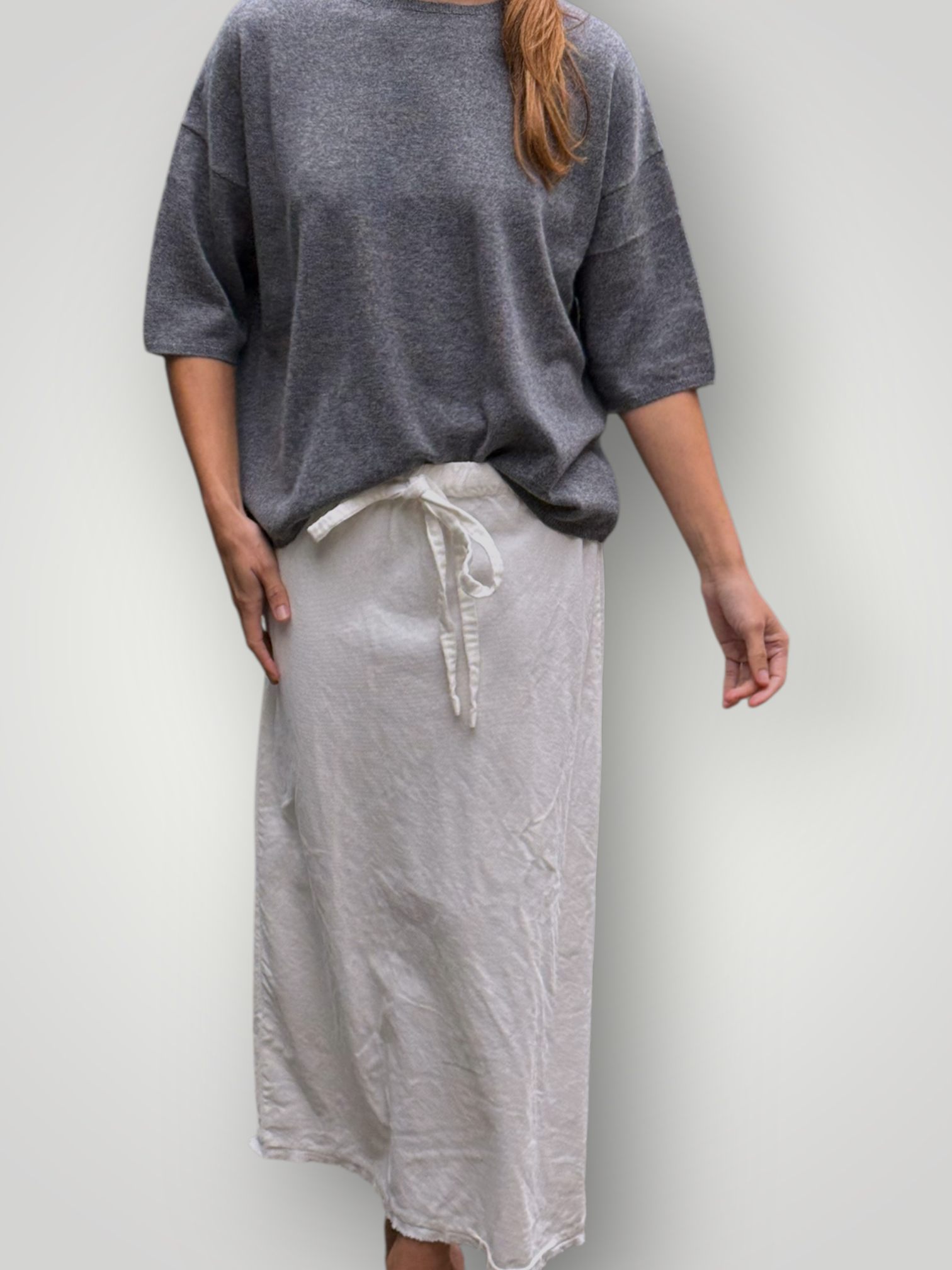anthea skirt-winter white cord Apparel