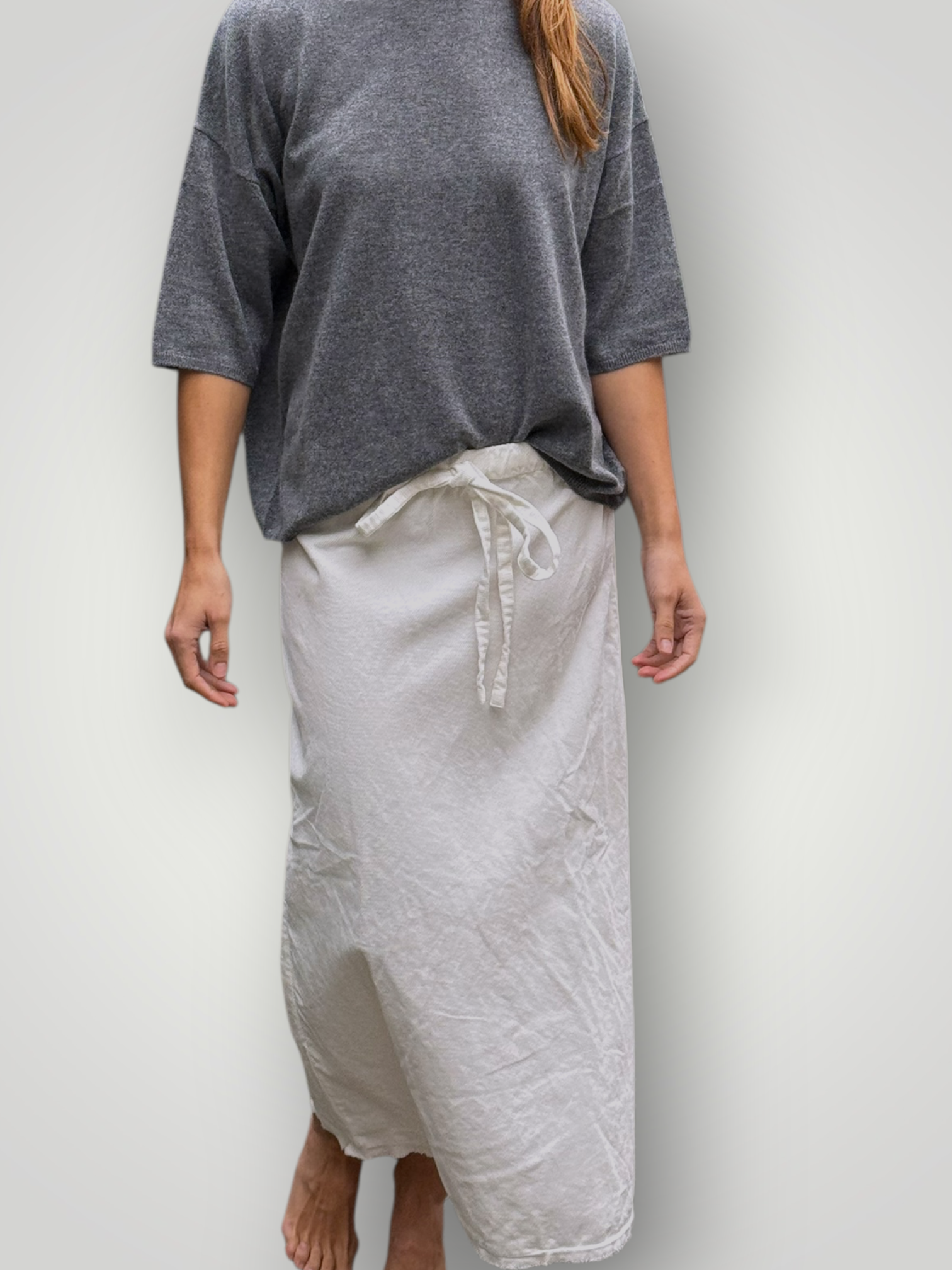 anthea skirt-winter white cord Apparel