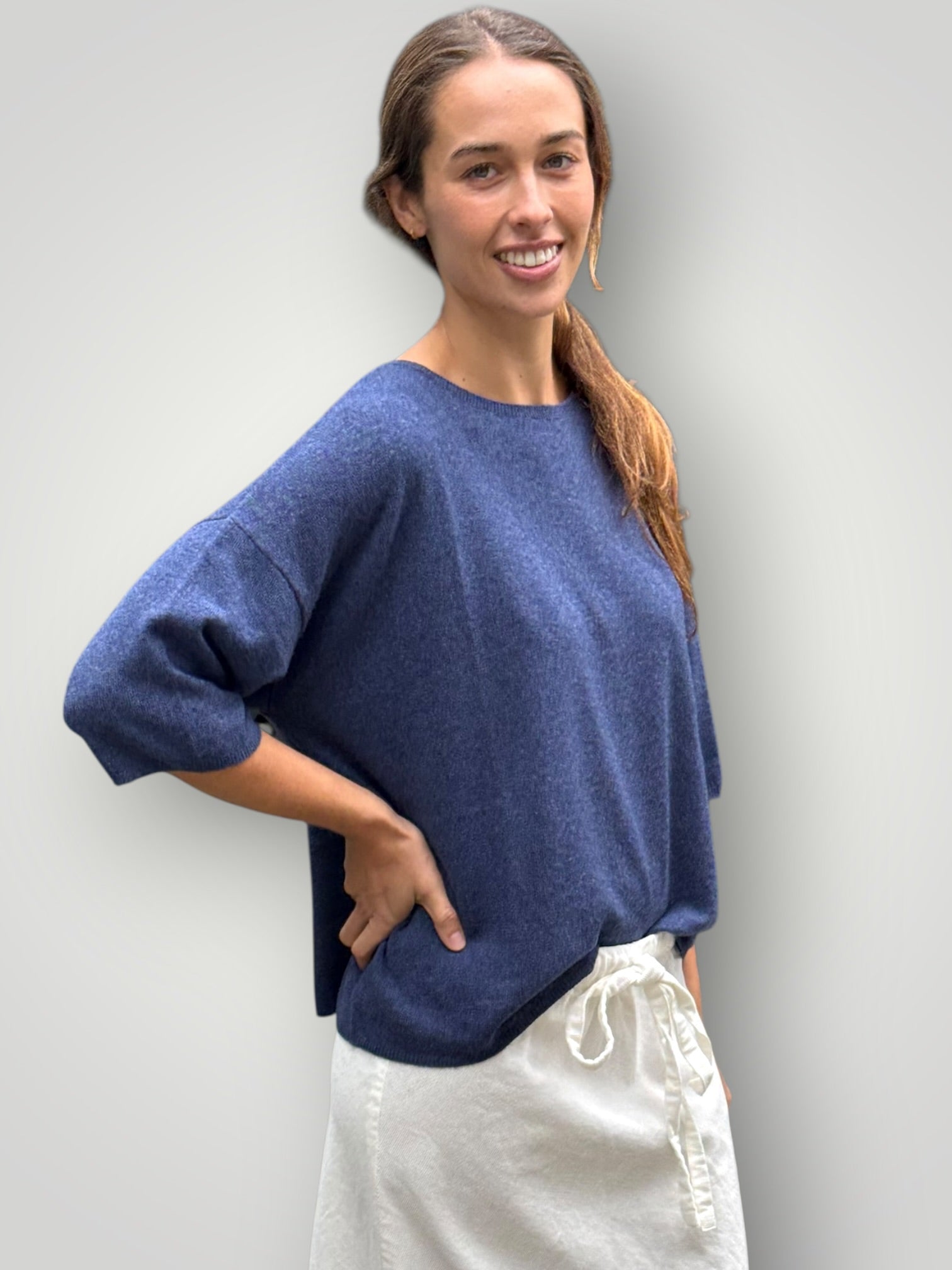 alexia cashmere top-denim General