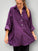 megan shirt - eggplant cord Apparel