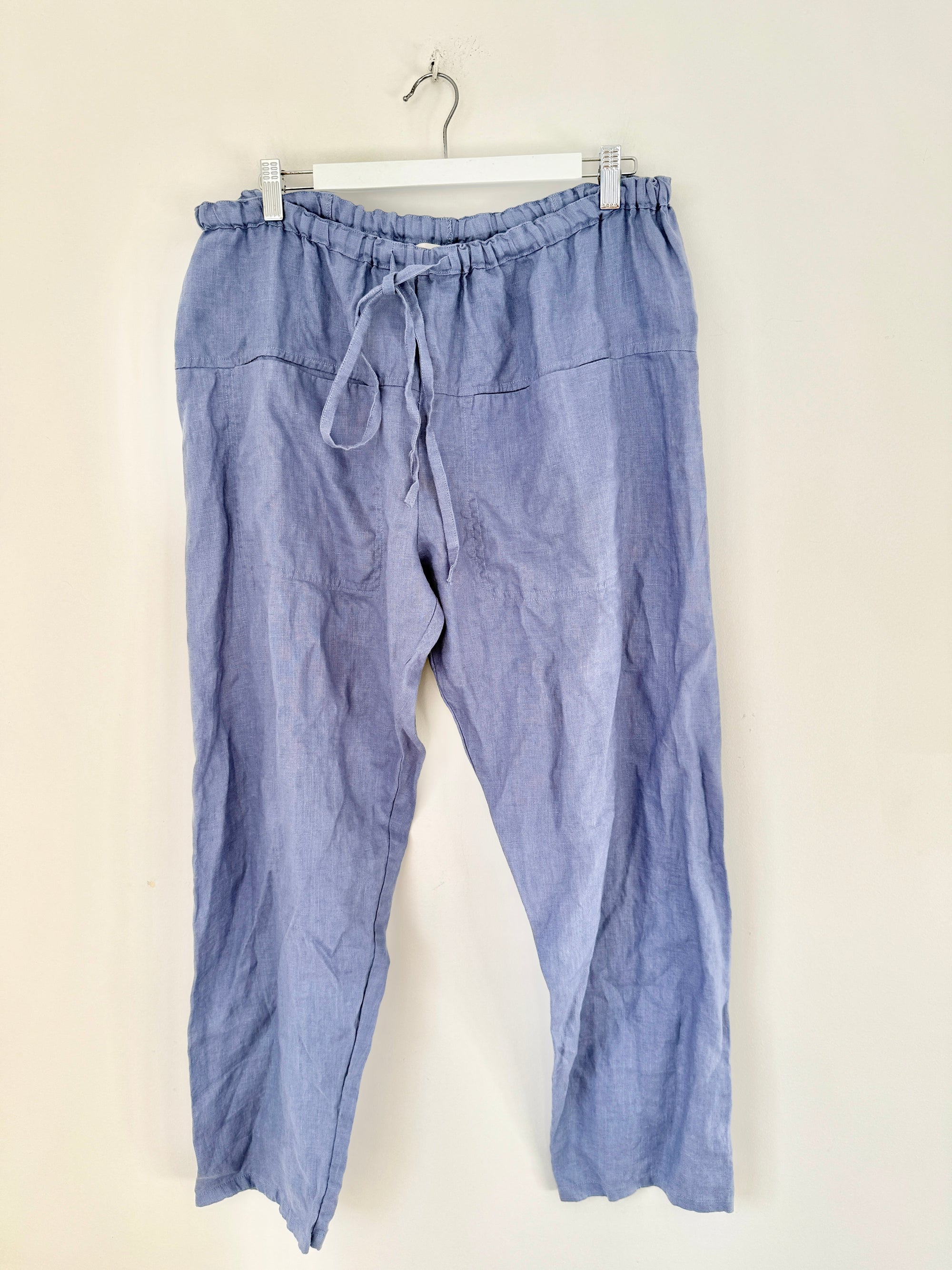 jessie pants-cornflower linen Apparel