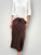 anthea skirt - chocolate linen Apparel