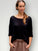 alex knit-black cotton Apparel