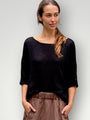 alex knit-black cotton Apparel