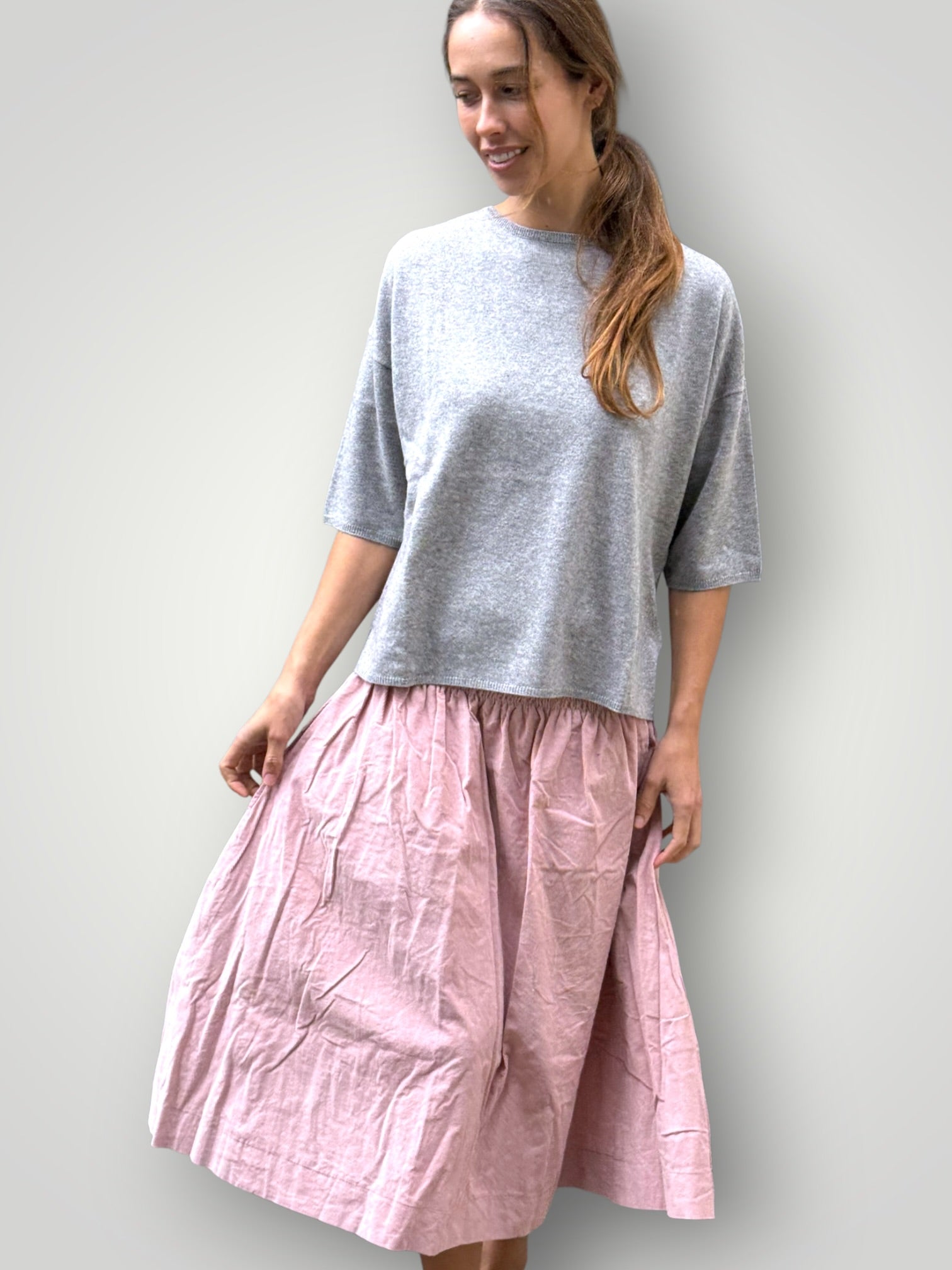 lola skirt- dusty pink rose cord Apparel