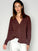 hannah cashmere v-neck cardi- warm cocoa General