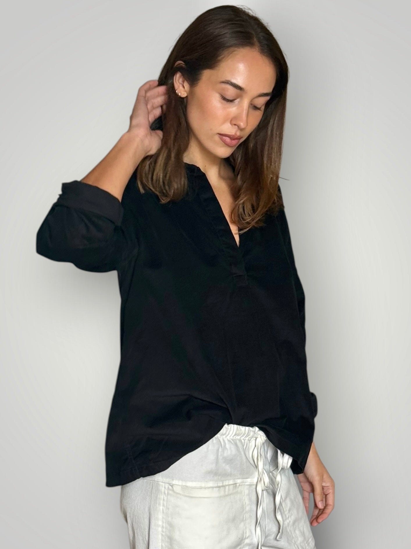 sybil top - black cord Apparel