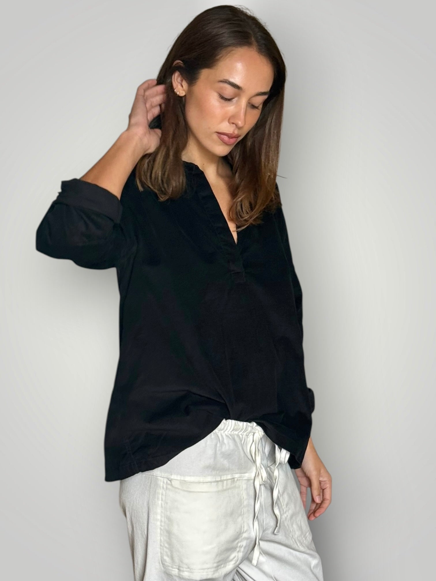 sybil top - black cord Apparel
