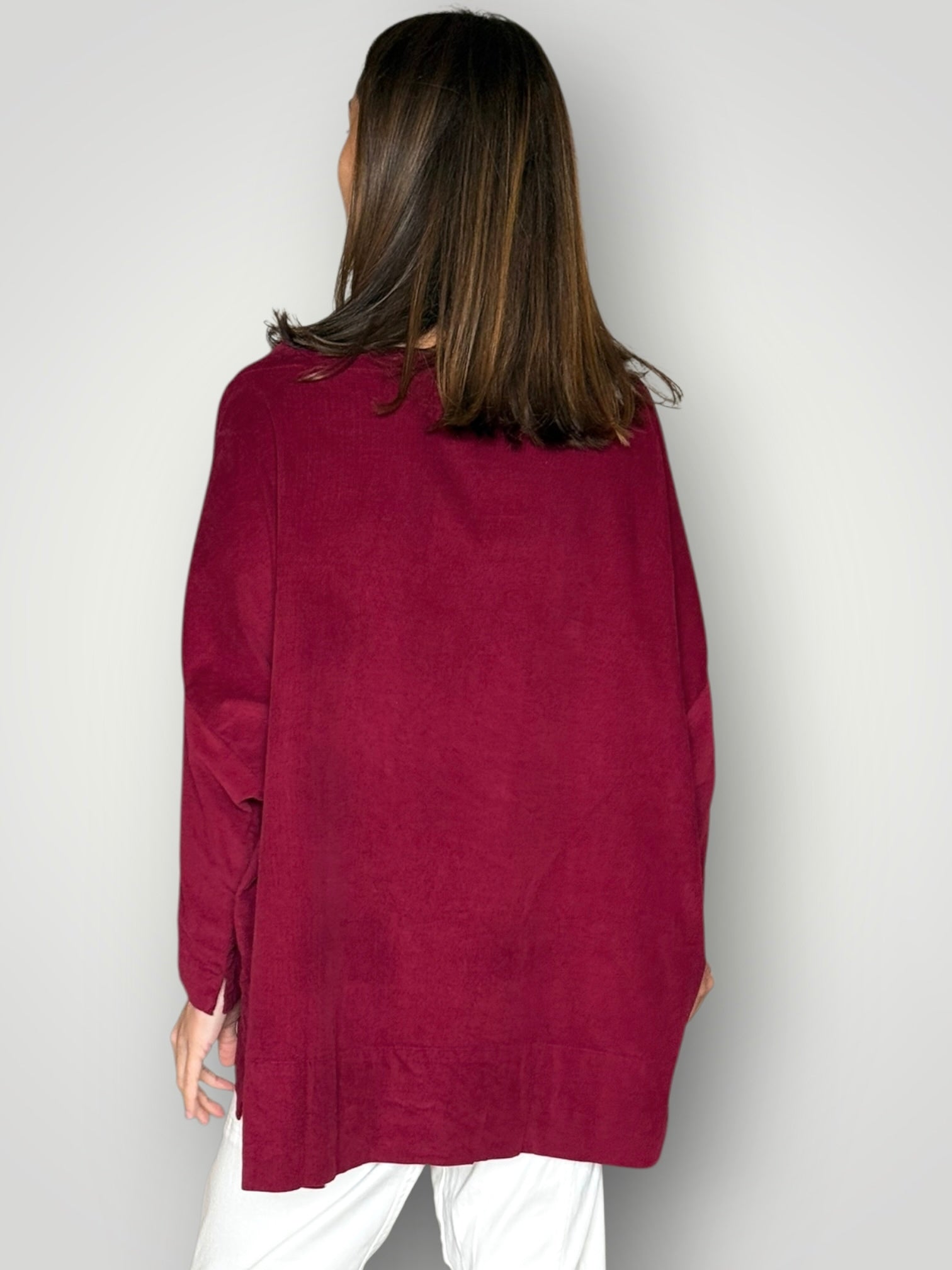 avril top - merlot cord Apparel