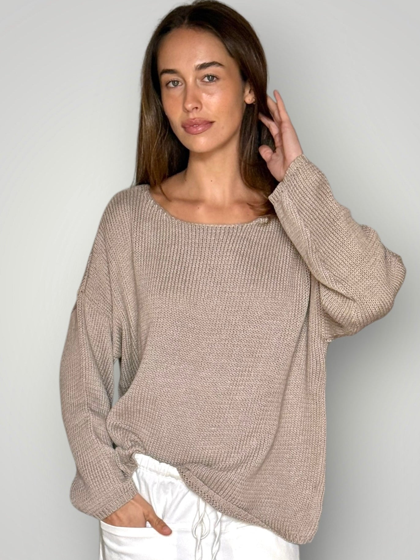 ashton cotton jersey - natural Apparel
