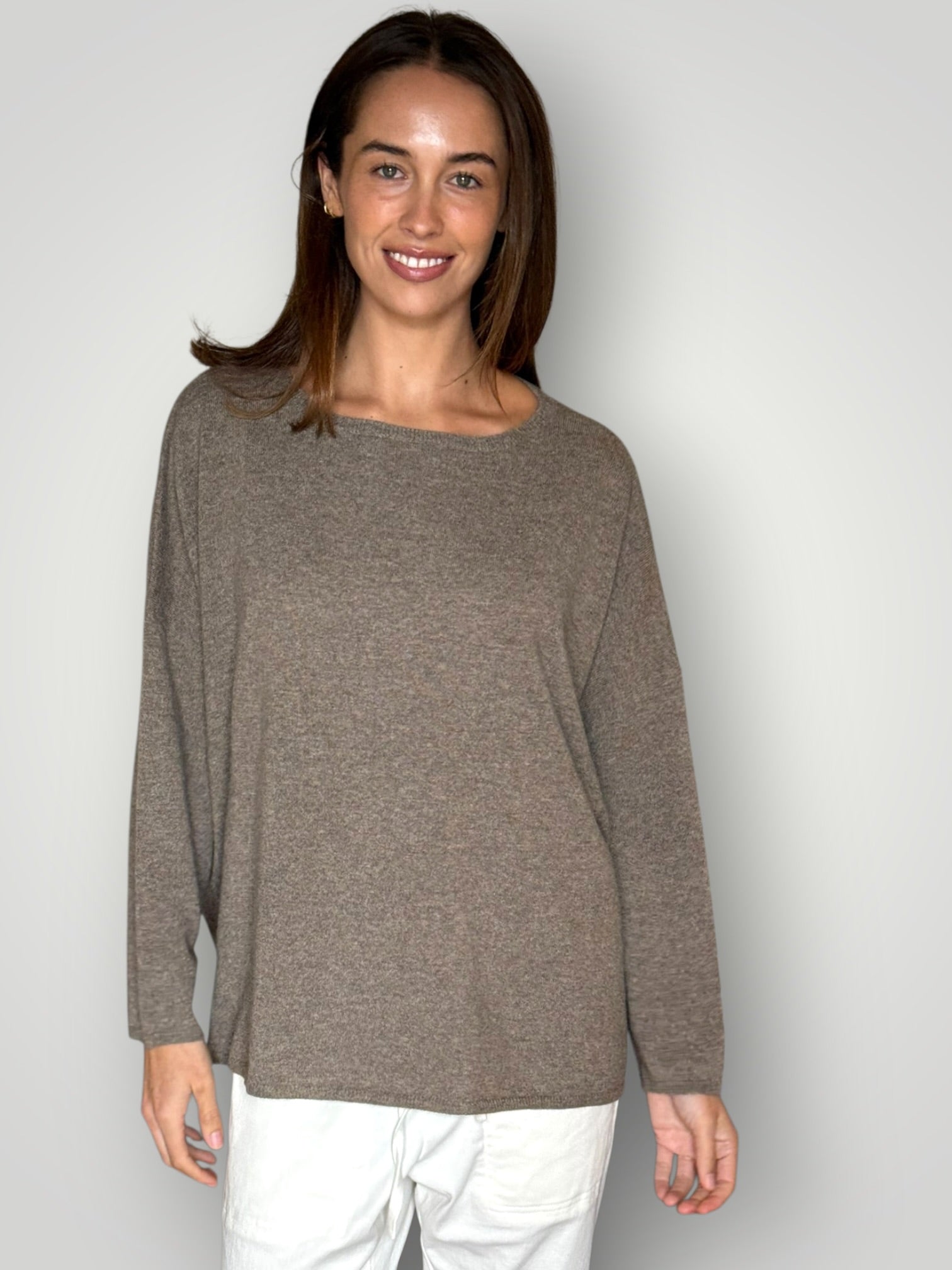 sophie cashmere knit- soil General