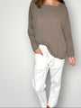 dylan pant-chalk twill cotton Apparel