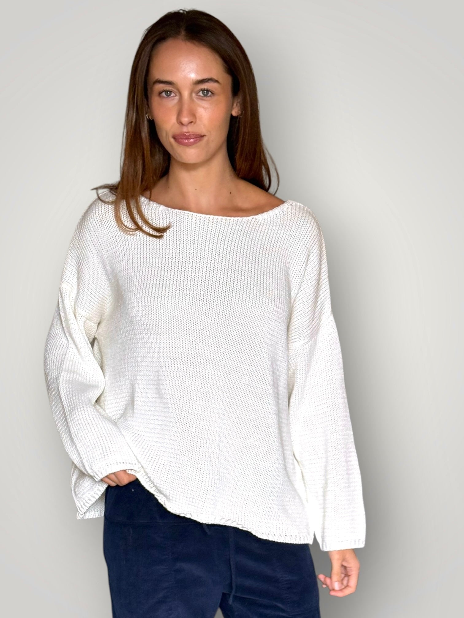 ashton cotton jersey - warm white Apparel
