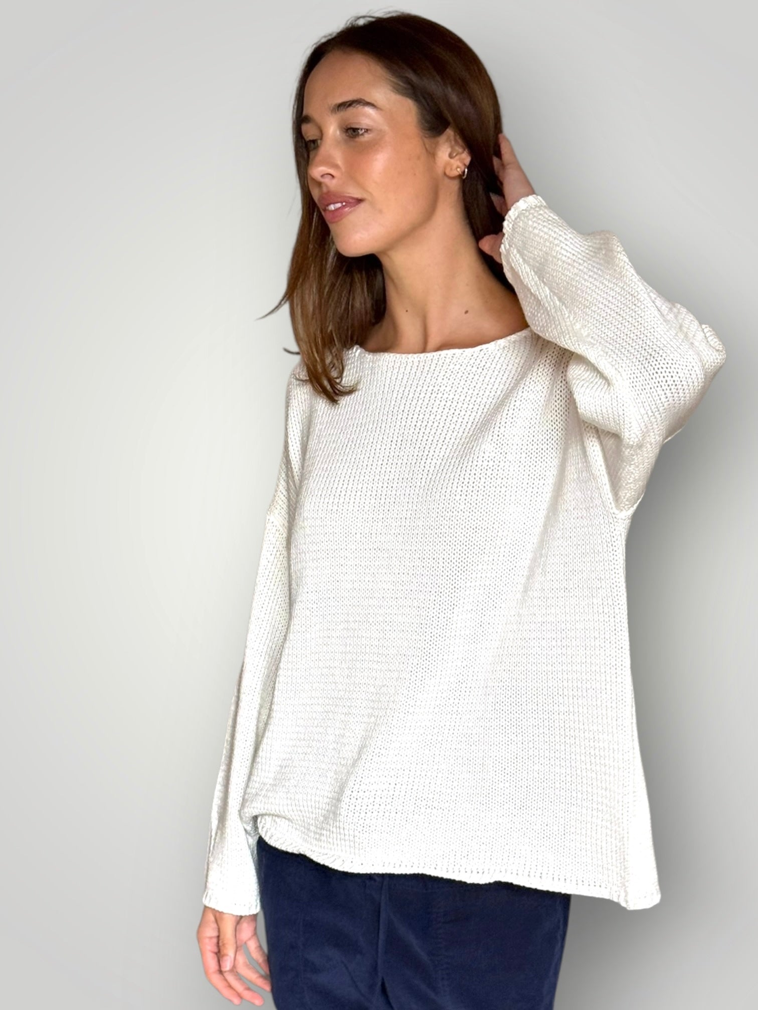 ashton cotton jersey - warm white Apparel