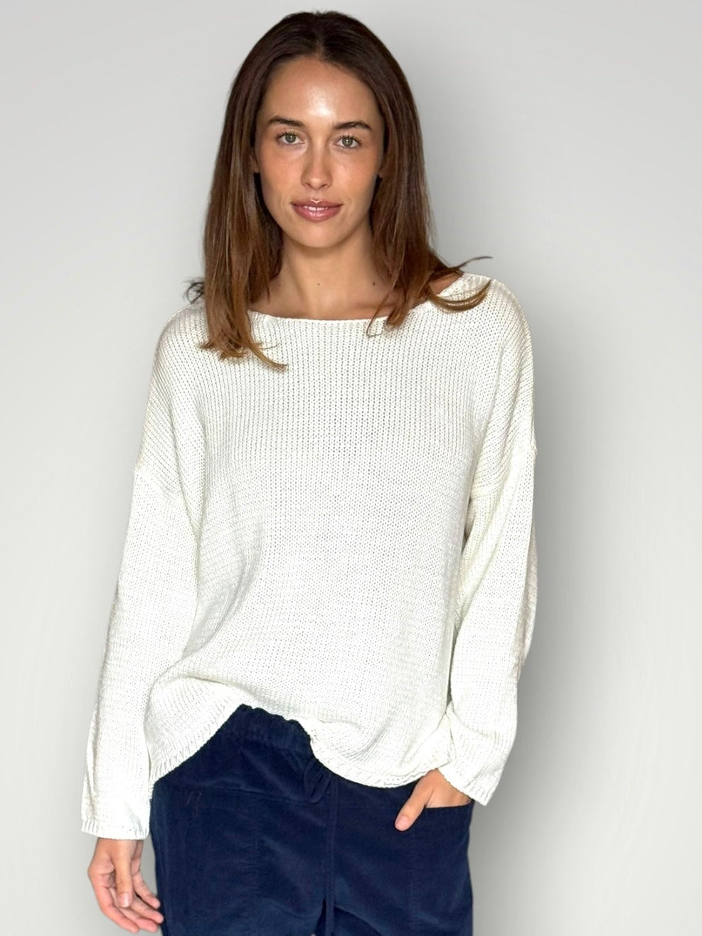 ashton cotton jersey - warm white Apparel