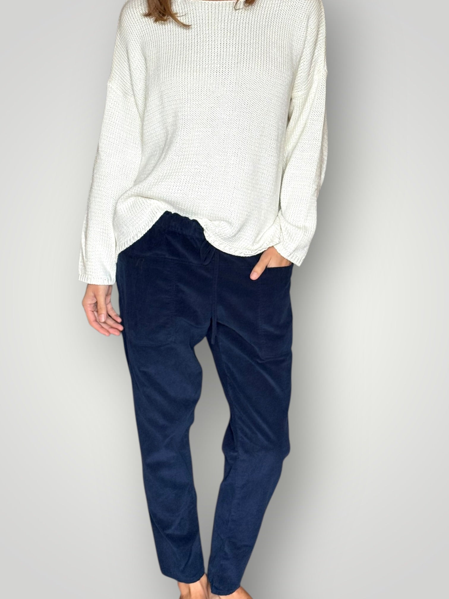 jessie pants - navy cord Apparel
