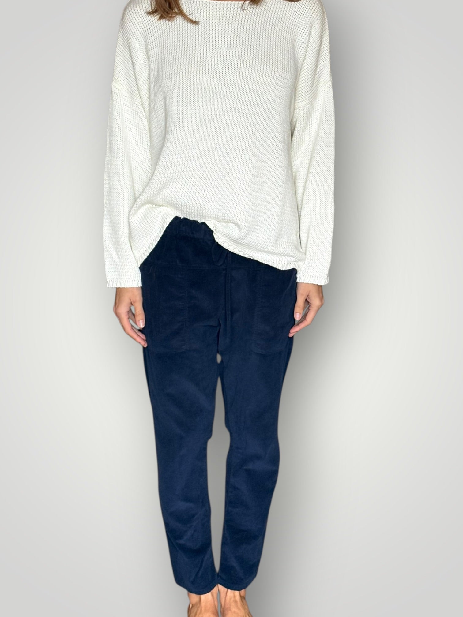 jessie pants - navy cord Apparel