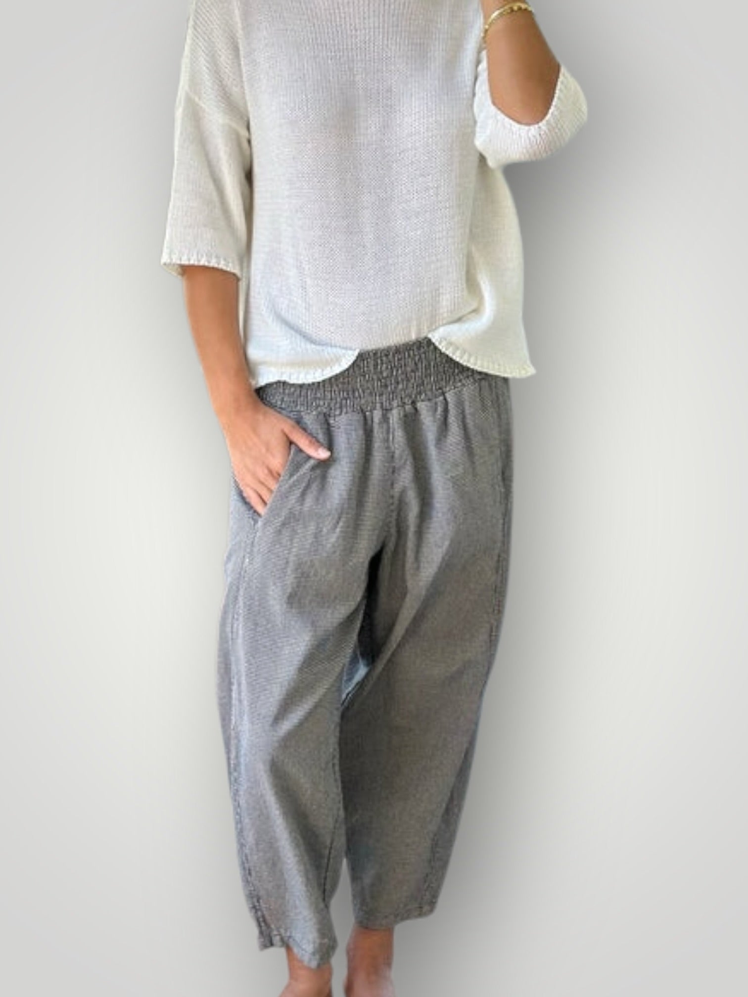 frankie pants - black houndstooth Apparel