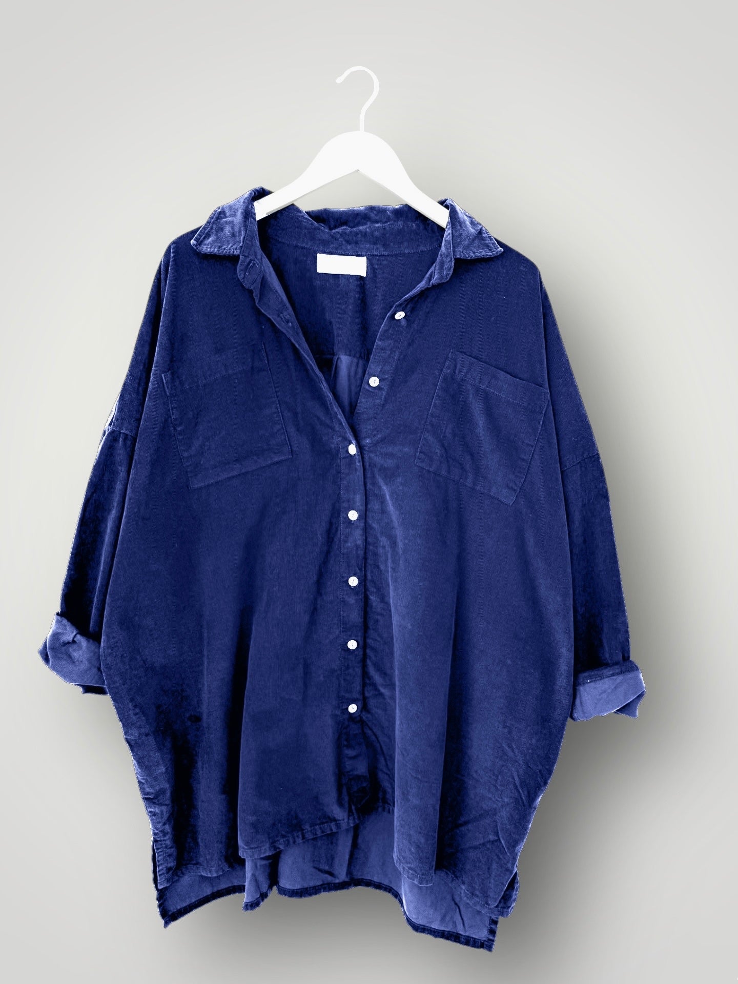 aiden oversized shirt - blue dusk cord Apparel