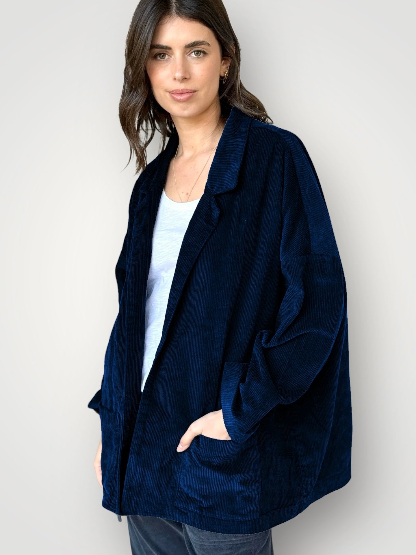 albert blazer - indigo cord Shirts