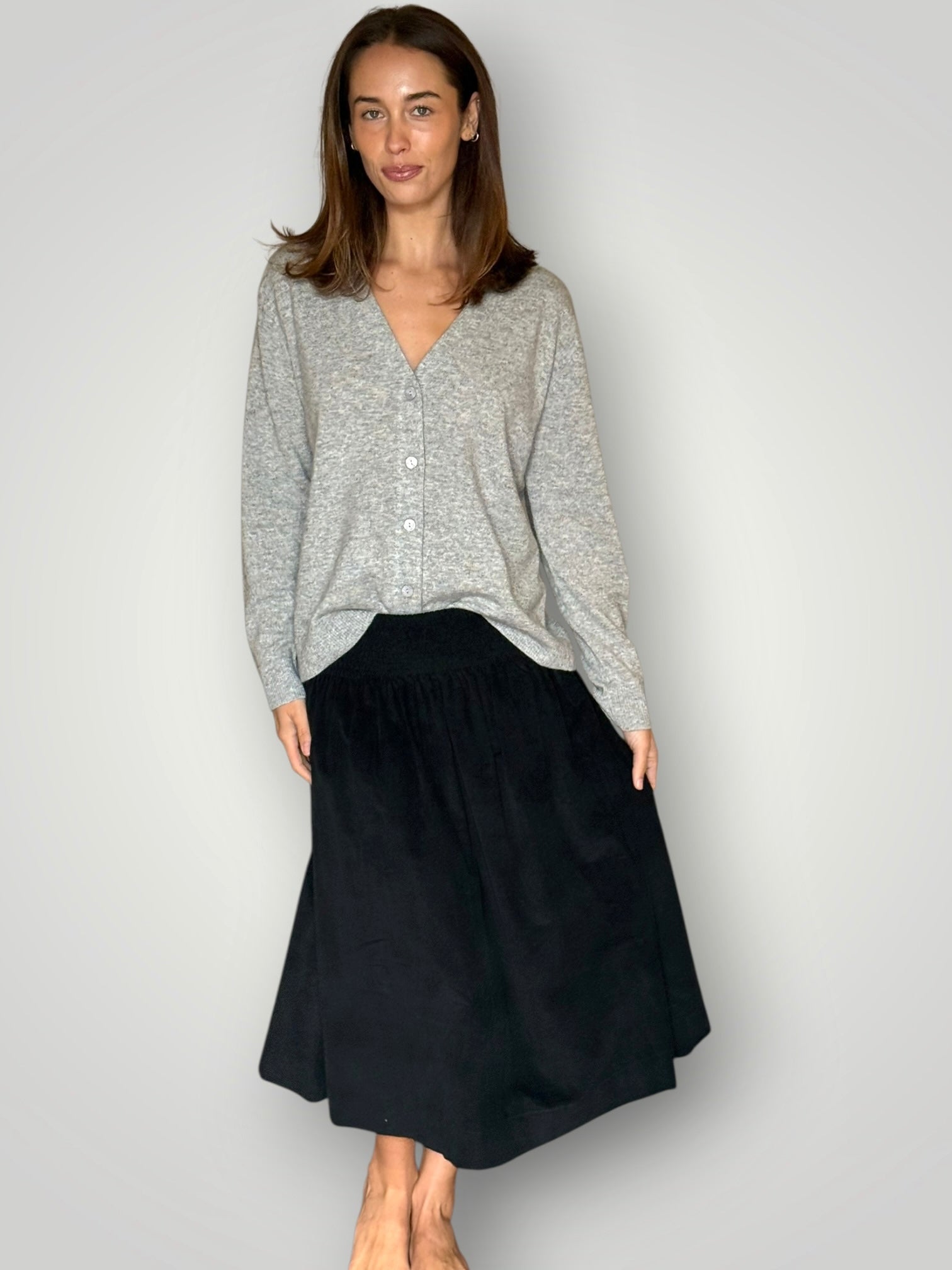 lola skirt- black cord Apparel
