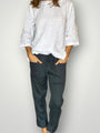 dylan pant-charcoal twill cotton Apparel