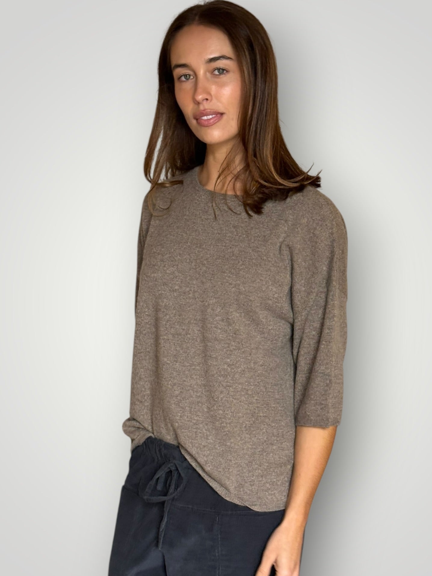 alexia cashmere top- soil General