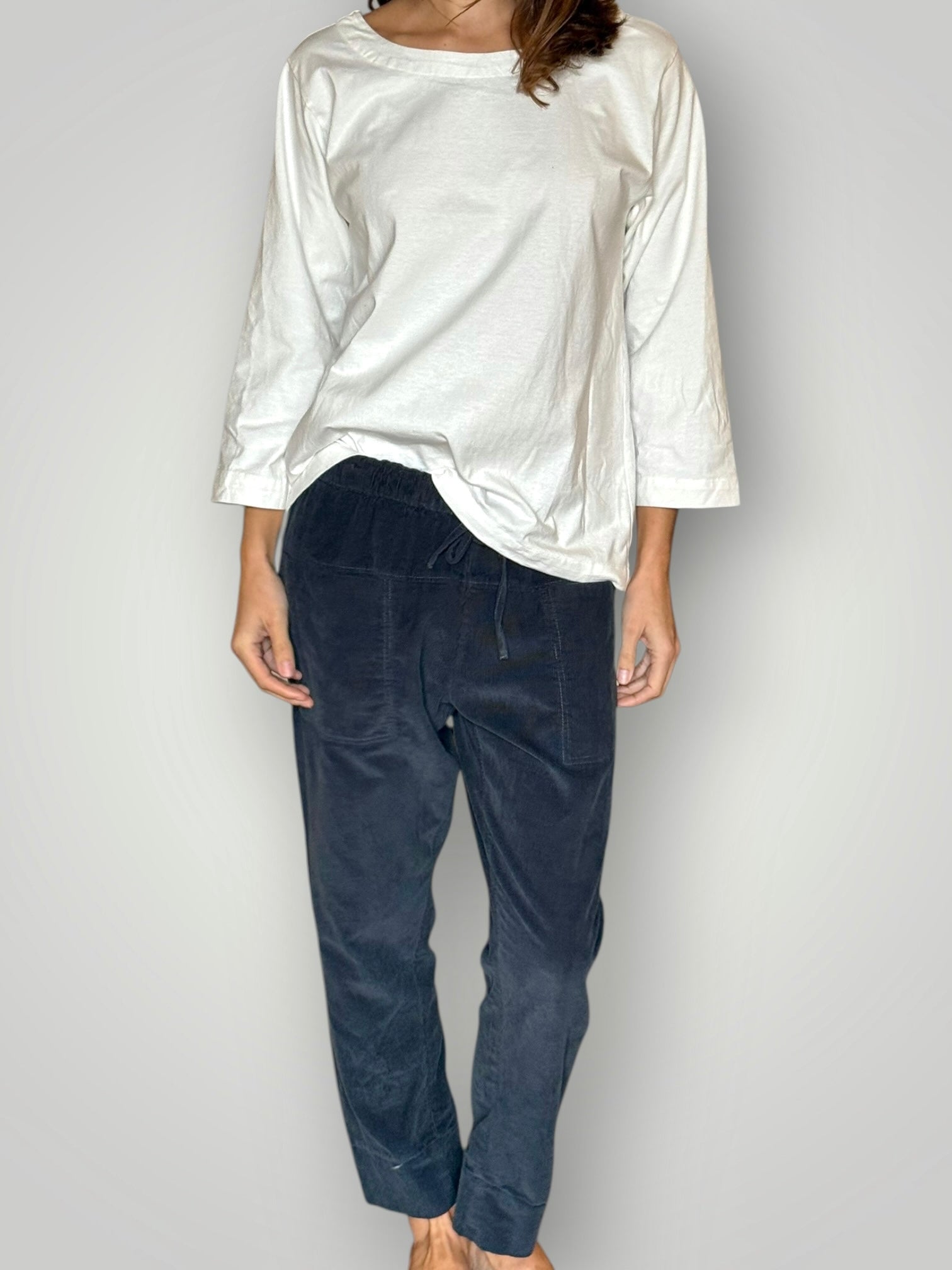 darcy pants - charcoal cord Apparel