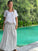 lulu skirt - natural stripe linen Apparel  