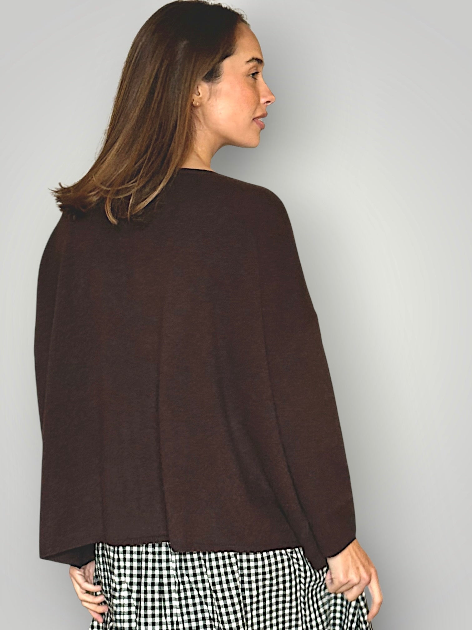 sophie cashmere knit-chocolate General