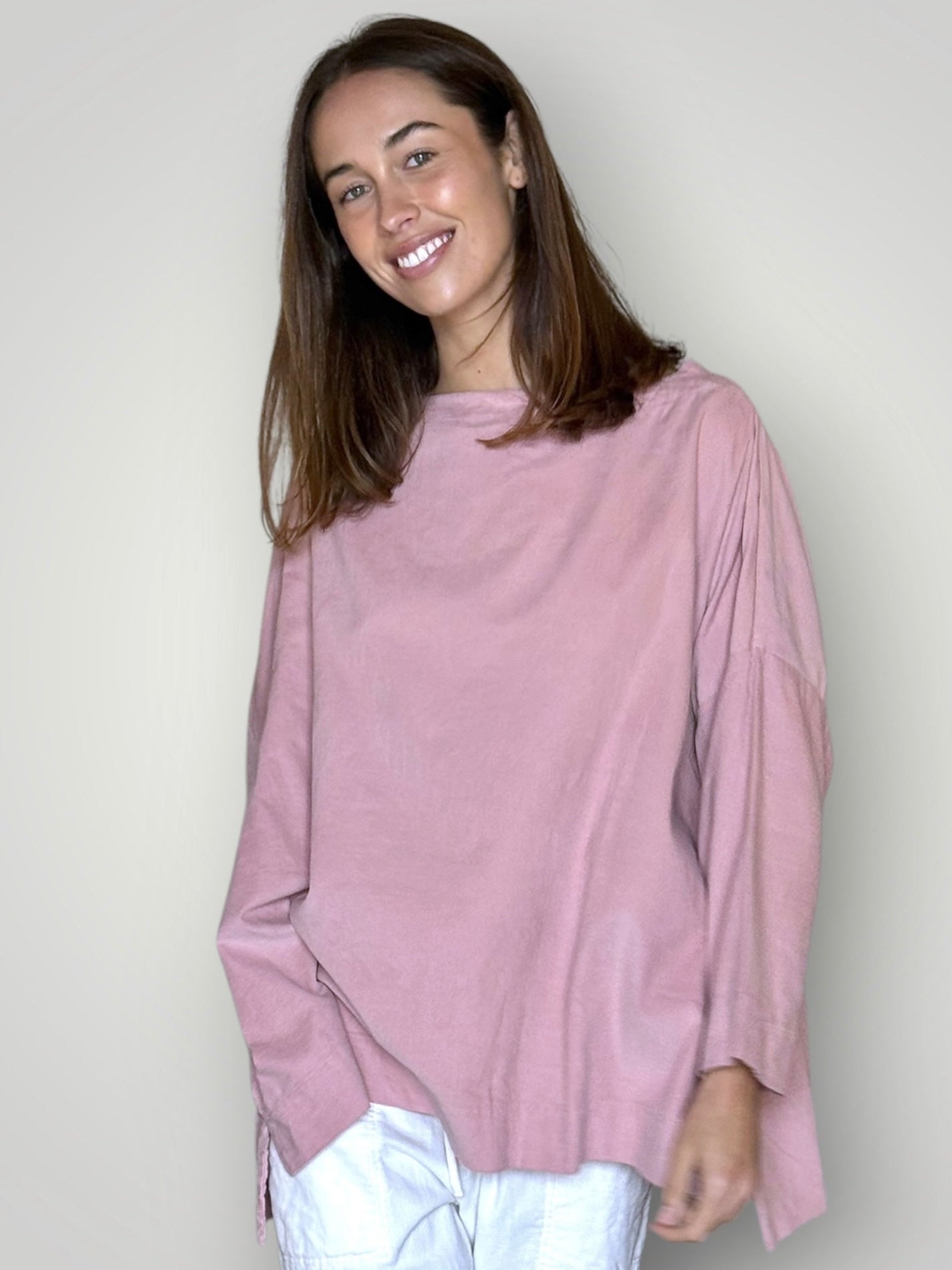 avril top -dusty pink cord Apparel