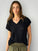lara knit top - black cotton Apparel