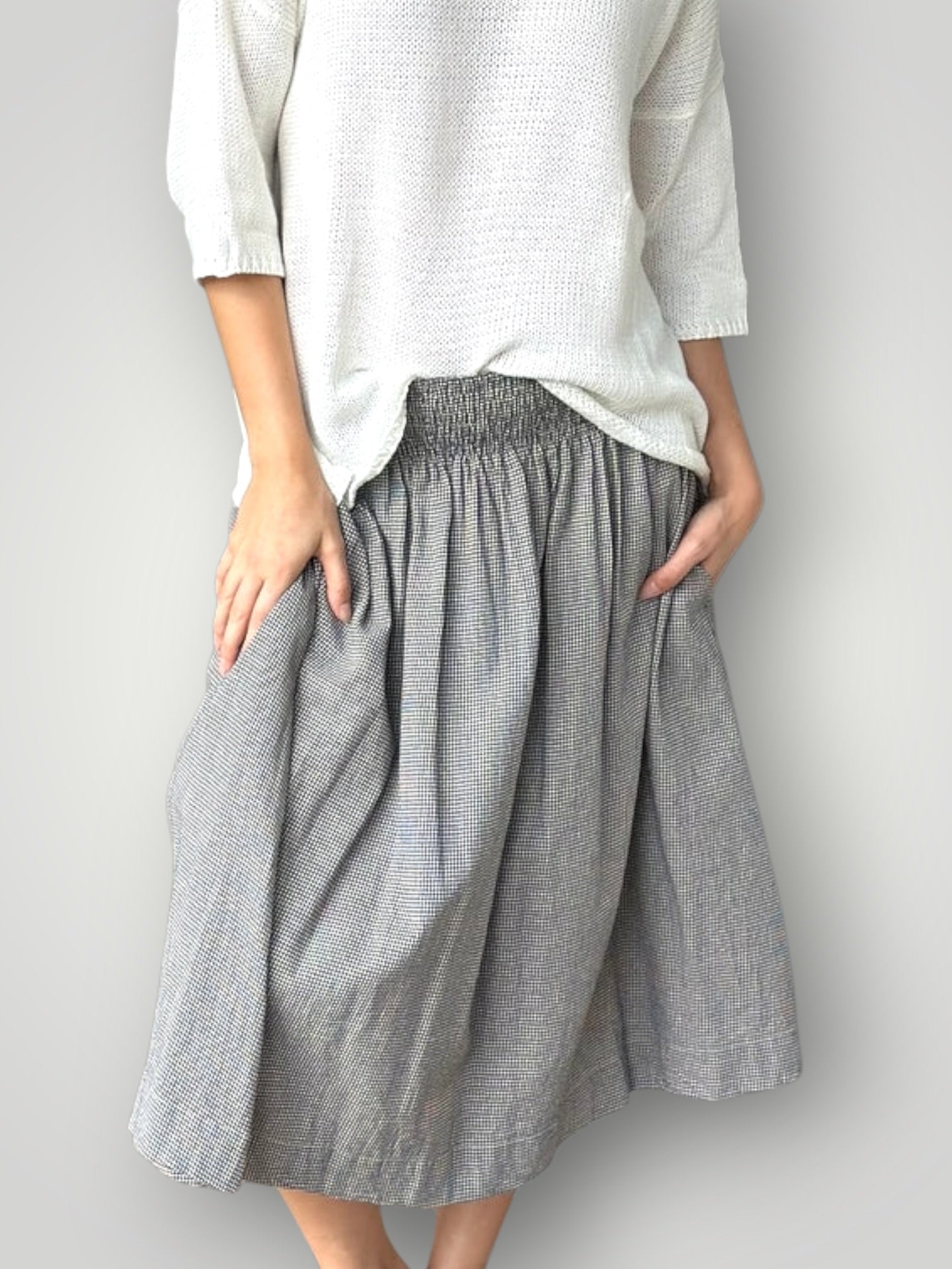 lola skirt - fine houndstooth Apparel