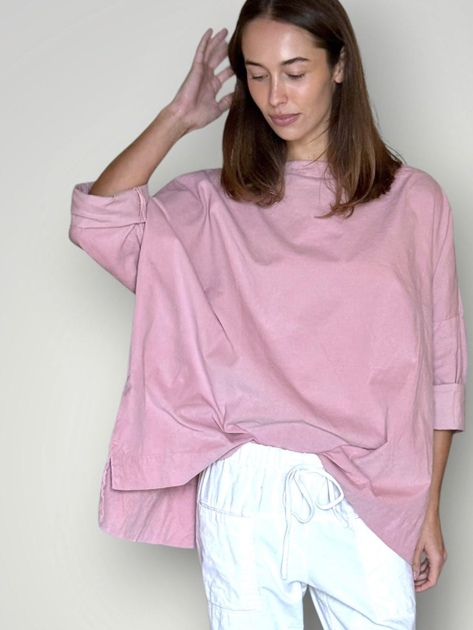 avril top -dusty pink cord Apparel