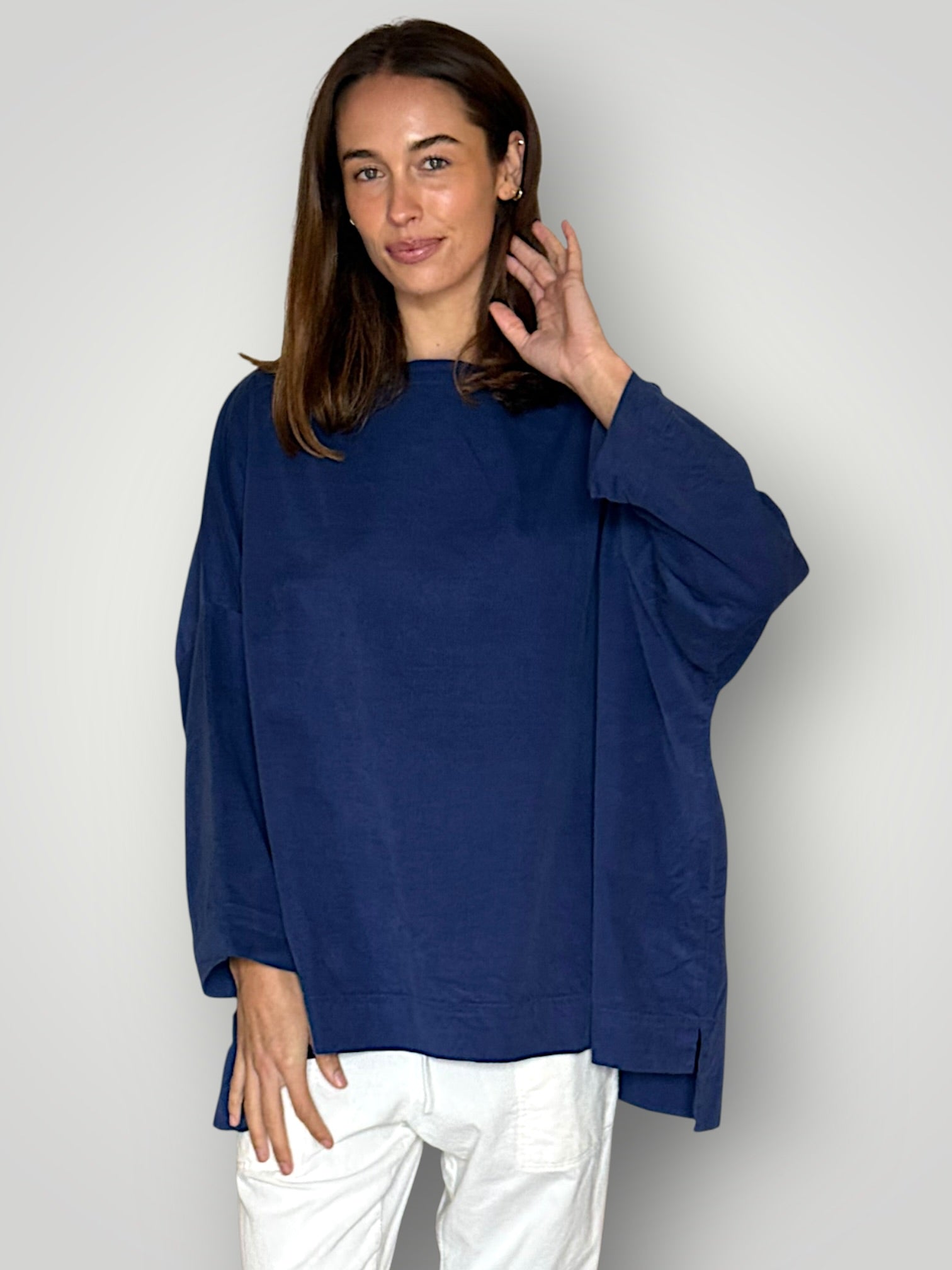 avril top -blue dusk cord Apparel