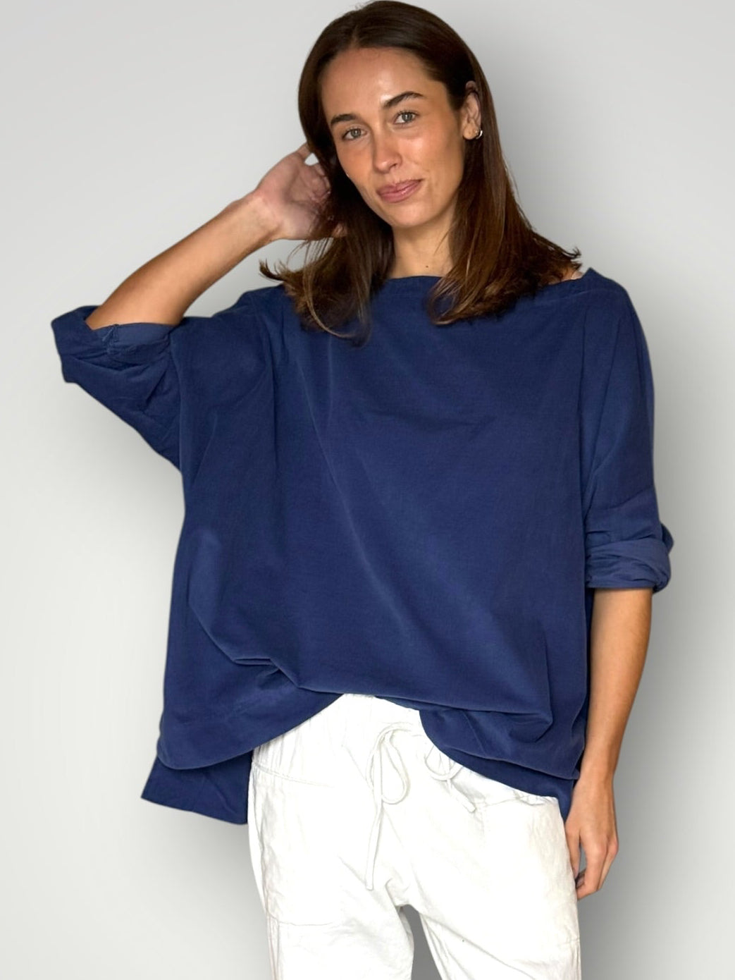 avril top -blue dusk cord Apparel