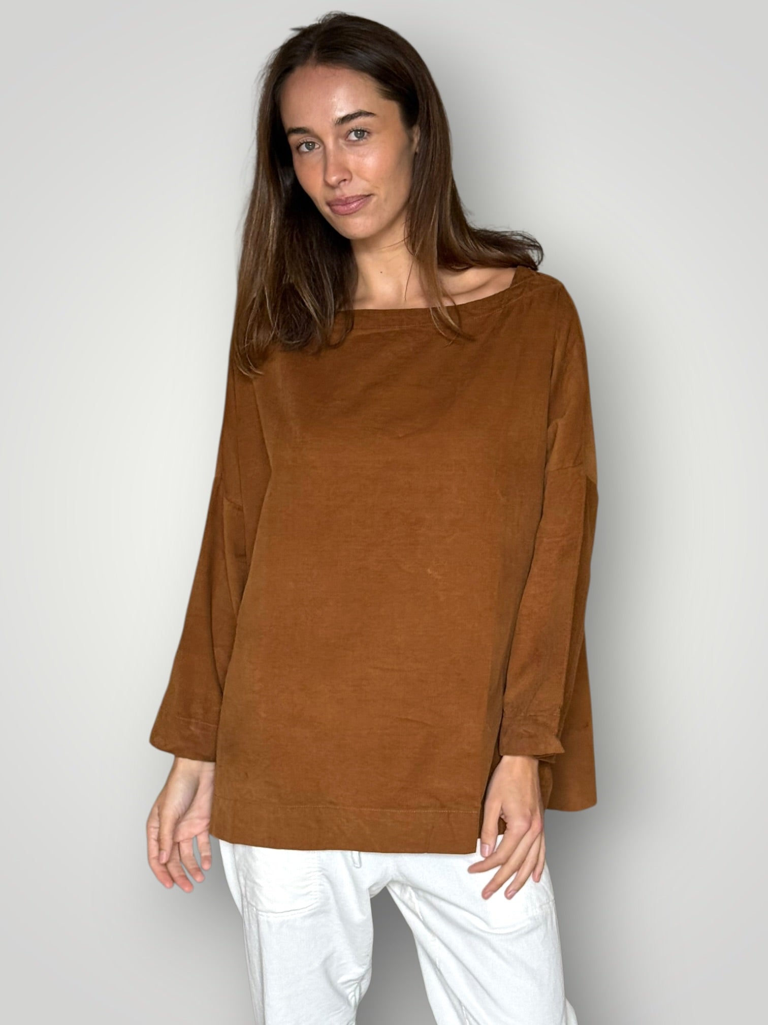 avril top -toffee cord Apparel