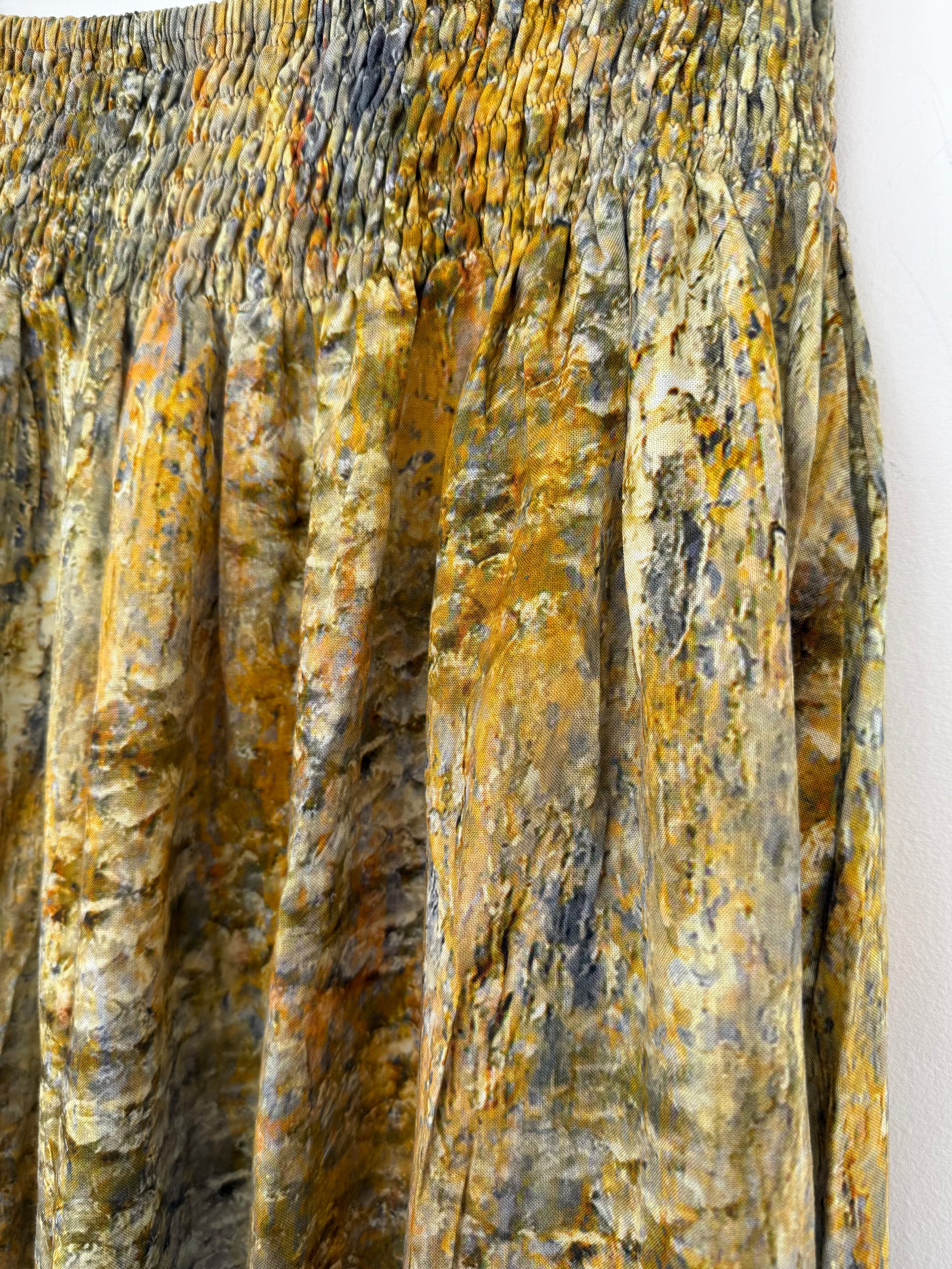 lulu skirt - golden water colours Apparel