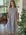 adele dress - small navy stripe linen Apparel
