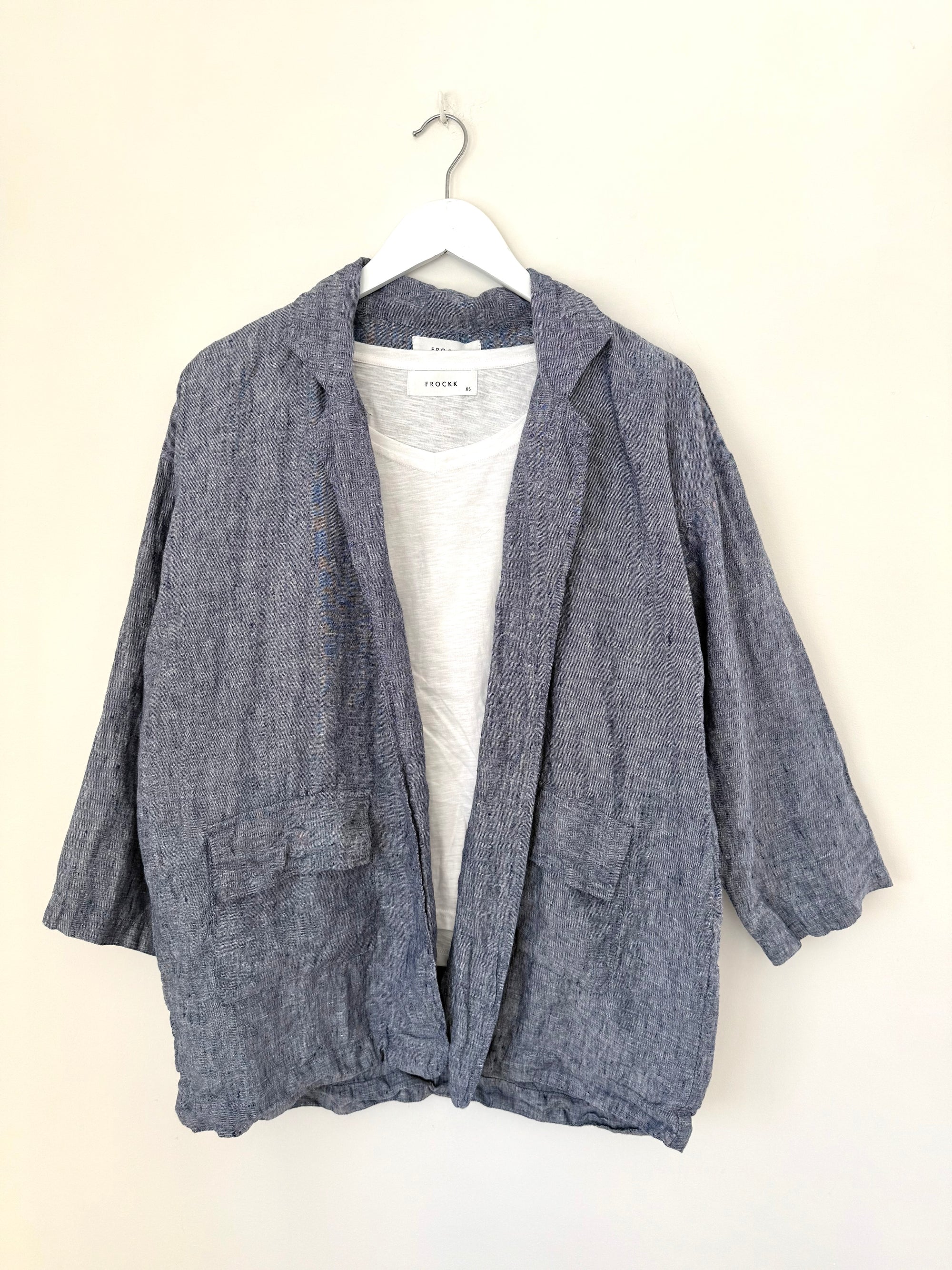 eden blazer - chambrey linen Shirts