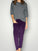 jessie pants - eggplant cord Apparel