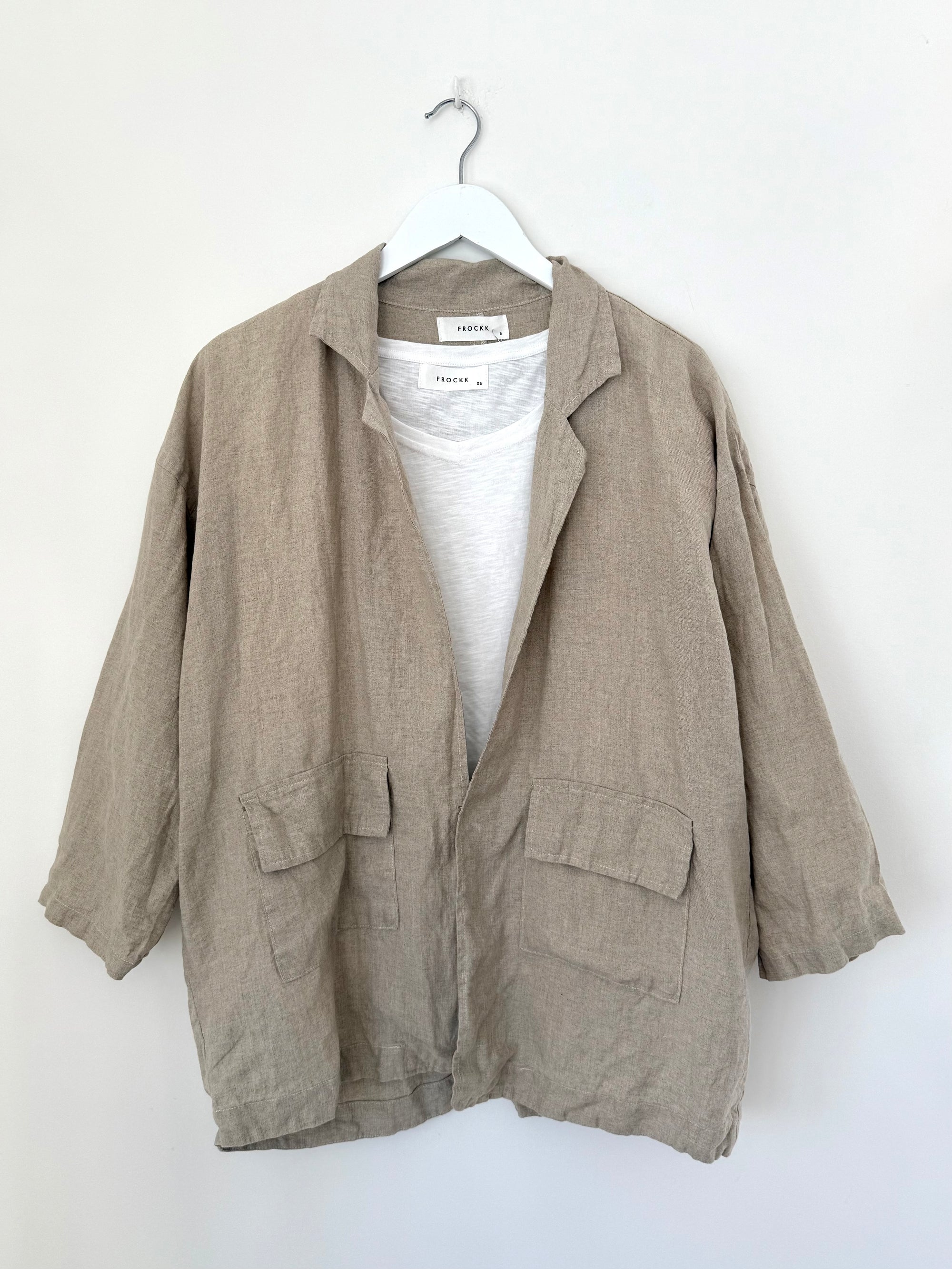 eden blazer - natural linen Shirts