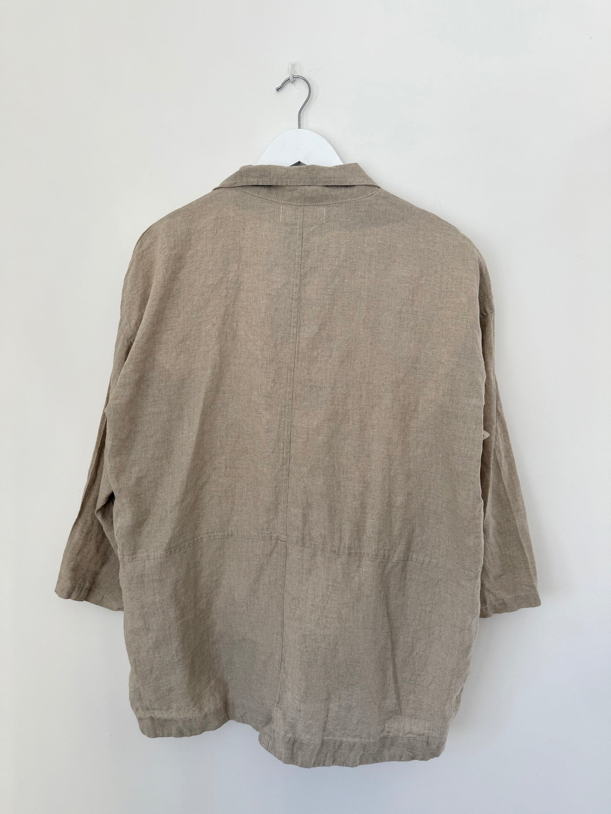 eden blazer - natural linen Shirts