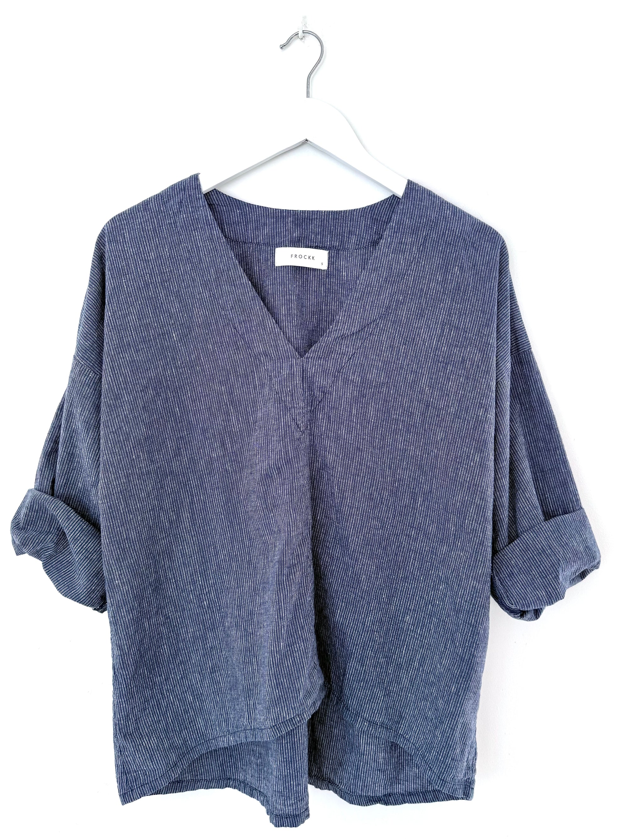 paige top - fine navy stripe Apparel